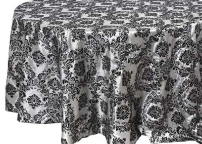 Silver Baroque Flocking