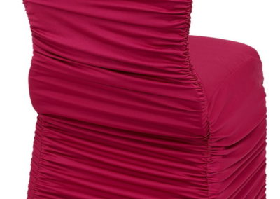 Fuchsia Rouged Chair Cover