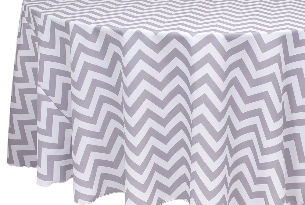 Grey Chevron Poly