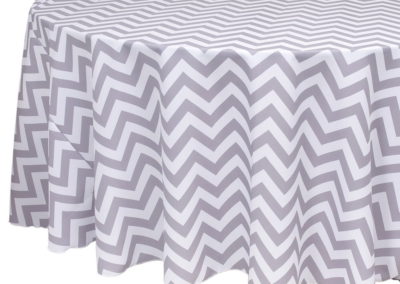 Grey Chevron Poly