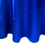 Royal Blue Satin Napkin